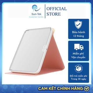 Gương trang điểm để bàn có đèn led gương để bàn có đèn cảm ứng 3 chế độ ánh sáng điều chỉnh độ sáng thông minh