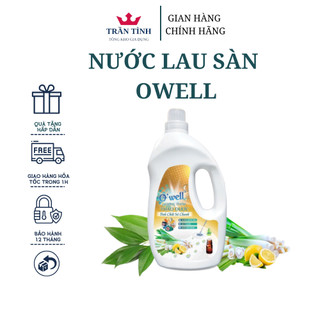 Nước lau sàn owell hương sả quế diệt khuẩn xua côn trùng 100% tinh dầu quế nguyên chất