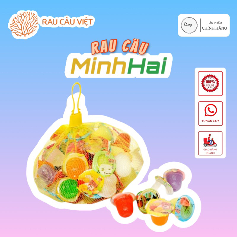 Thạch Rau Câu Trái Cây Túi Lưới 750gr - Có sỉ Sll