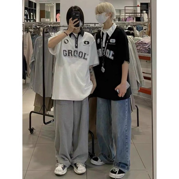 Áo polo Choobe cotton oversize vải thun co giãn tốt AO1 | BigBuy360 - bigbuy360.vn