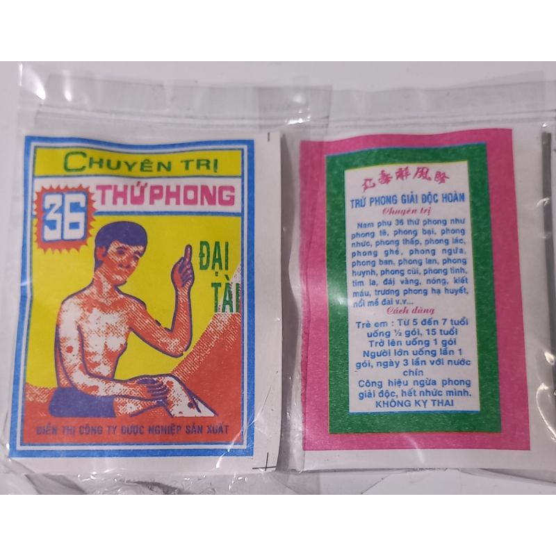 36 THỨ PHONG LIỆU TRÌNH 50 gói