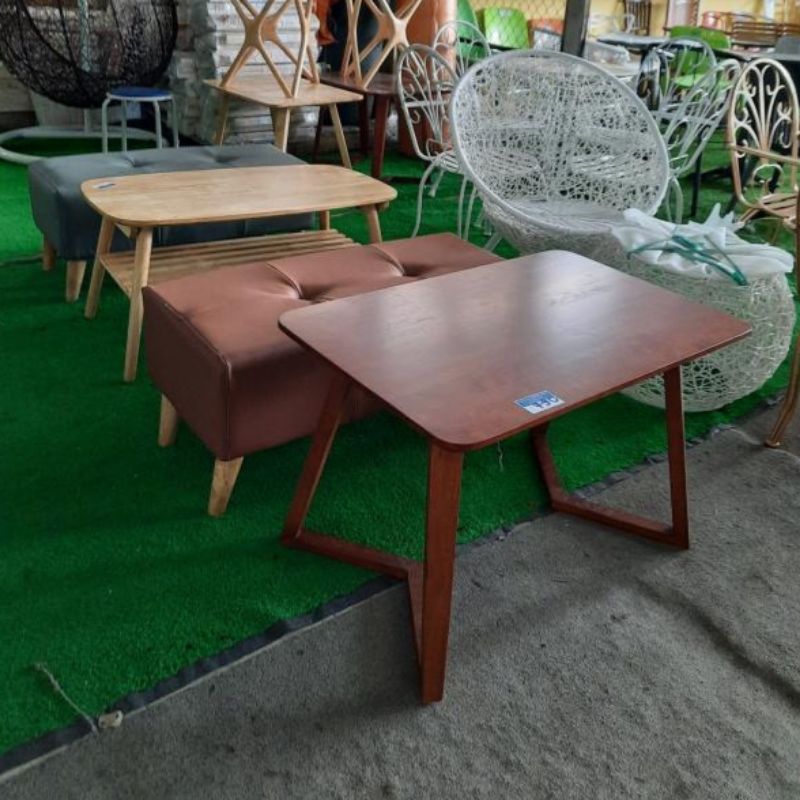 Bàn Trà Sofa gỗ chân chữ V