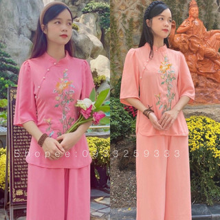 Đồ lam đi chùa# mẫu hoa cỏ