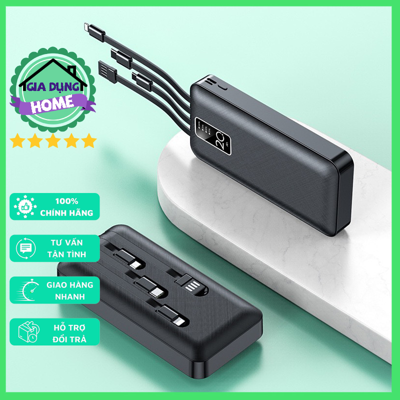 Sạc Dự Phòng 20000AP-Pin Tích Điện 20000AP Mini Cầm Tay Giá Rẻ