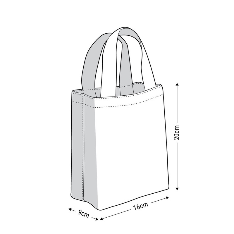 Túi canvas đựng hộp cơm, gà-men cơm, bình nước, bình Giữ nhiệt
