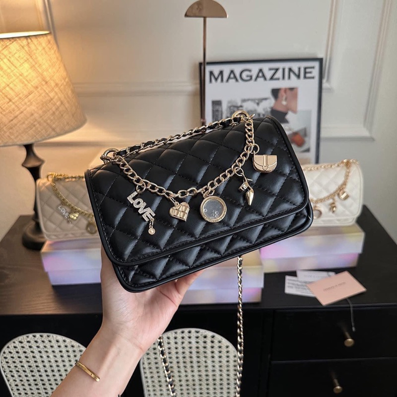 Order - Clutch chần bông đính đá quyến rũ CK2