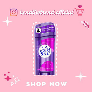 Thanh lăn lady speed stick invisible dry mùi shower fresh 65g