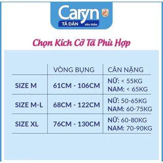 TÃ DÁN CARYN L 40 MIẾNG/COMBO 40 miếng rời