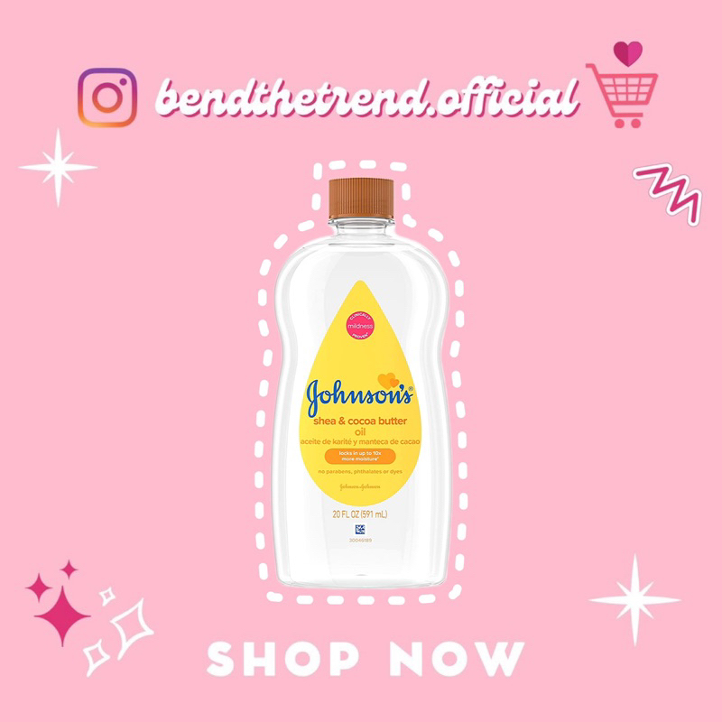 DẦU DƯỠNG JOHNSON'S SHEA & COCOA BUTTER OIL CHO MẸ VÀ BÉ 591ml