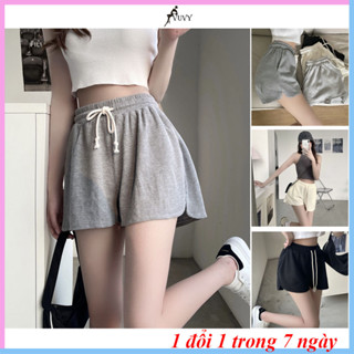 Quần đùi nữ VUVY, quần short nữ thể thao lưng thun thiết kế rút dây thời trang năng động QDN2