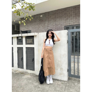 Áo Ba Lỗ Croptop Len Tăm | Lux Top | Secodee