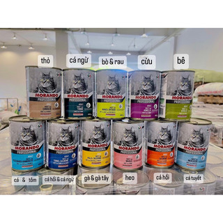 Pate Mèo Morando Miglior Gatto 400g Ý ba tê thức ăn mềm ướt