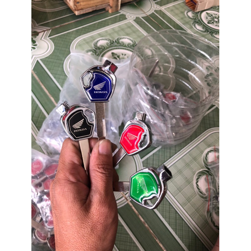 Chìa khoá ĐỘ HONDA từ dài hợp kim INOX phối màu xe Vision , Winner , PCX , Wave alpha , RSX , Air Blade