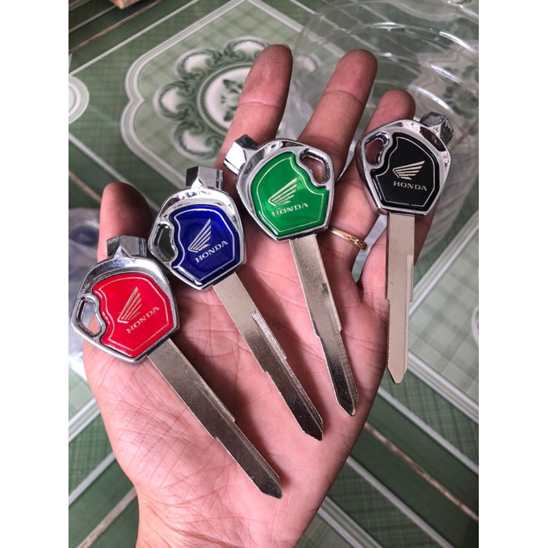 Chìa khoá ĐỘ HONDA từ dài hợp kim INOX phối màu xe Vision , Winner , PCX , Wave alpha , RSX , Air Blade