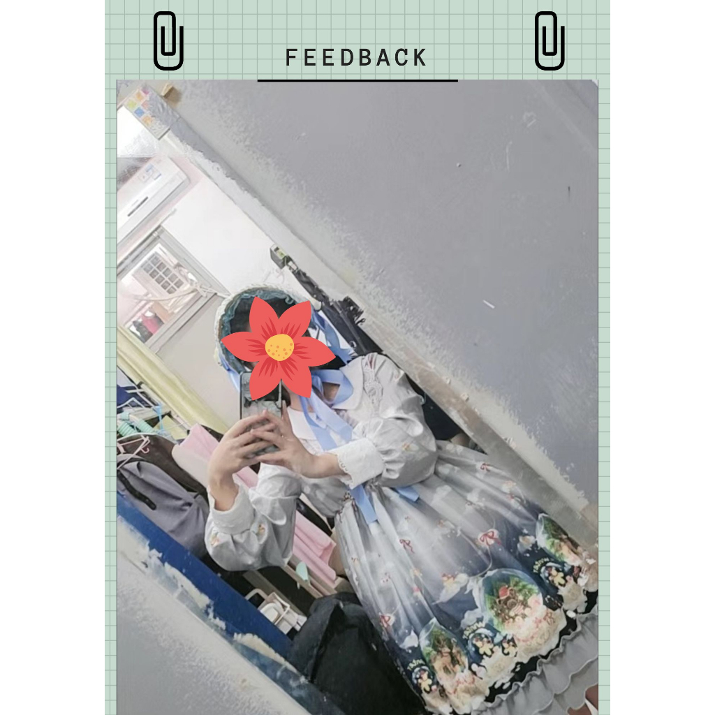 Váy lolita hoạ tiết tuần lộc