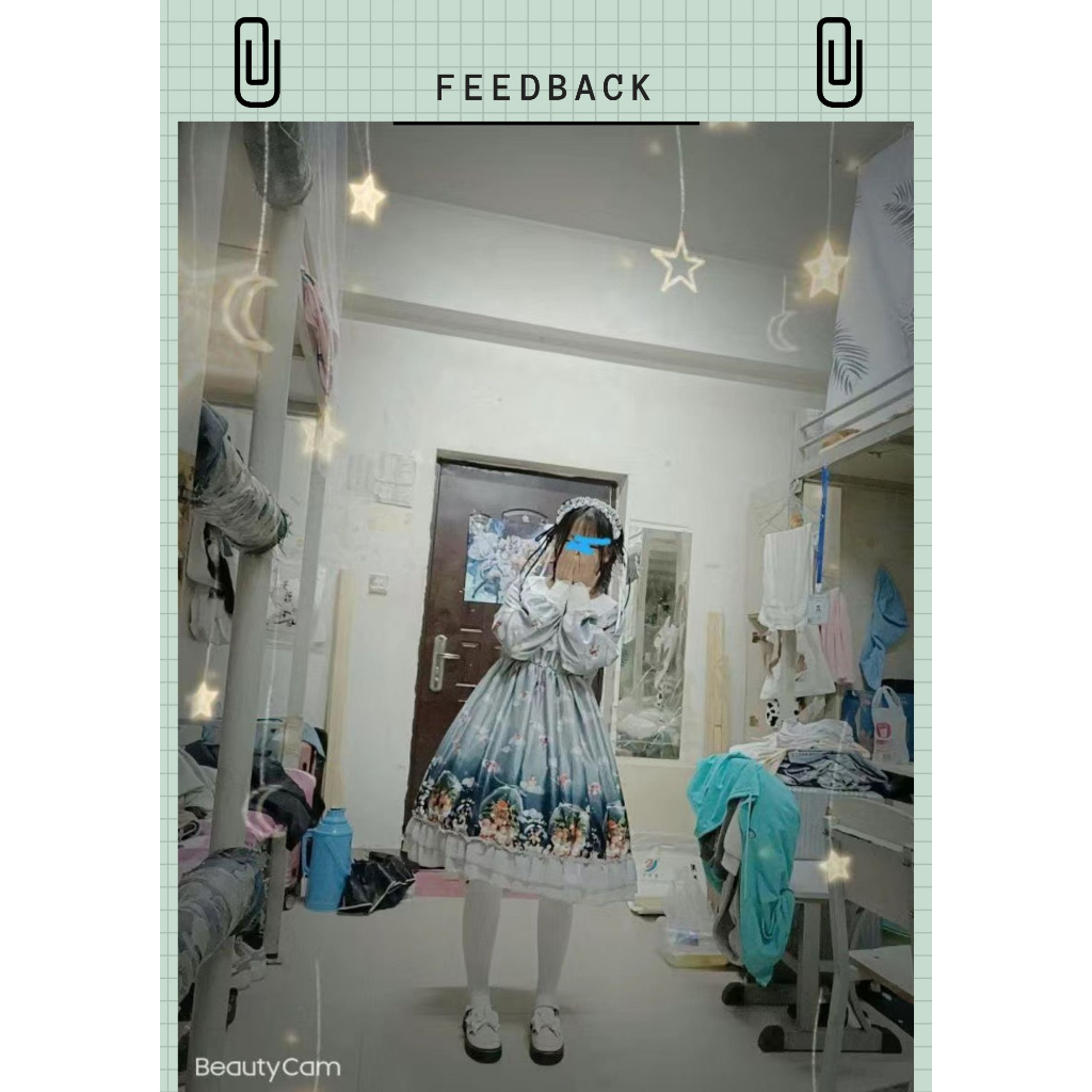 Váy lolita hoạ tiết tuần lộc