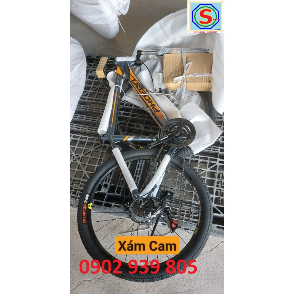 XE ĐẠP PHOEQN SX7 BÁNH 27 INCH KHUNG SƯỜN NHÔM