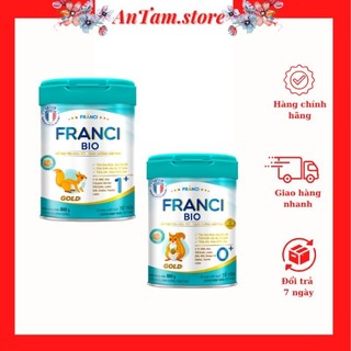 Sữa franci bio số 0+ , số 1+ lon 800g