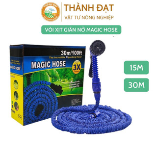 Vòi xịt giãn nở 15/30m tưới cây,rửa xe thông Minh Magic Hose