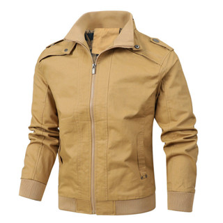 Áo khoác kaki nam có cầu vai 3 màu phong cách mã 04