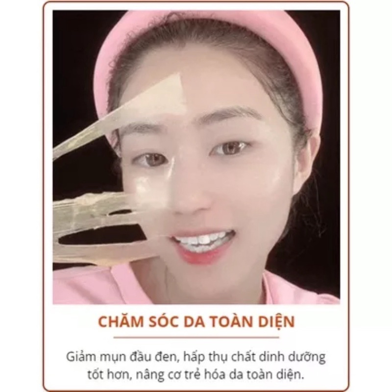 Mặt nạ lột vàng Huasurv, dưỡng trắng da, mờ thâm, giảm nám sạn, da căng bóng trẻ đẹp, trẻ hóa làn da, chỗng lão hóa da