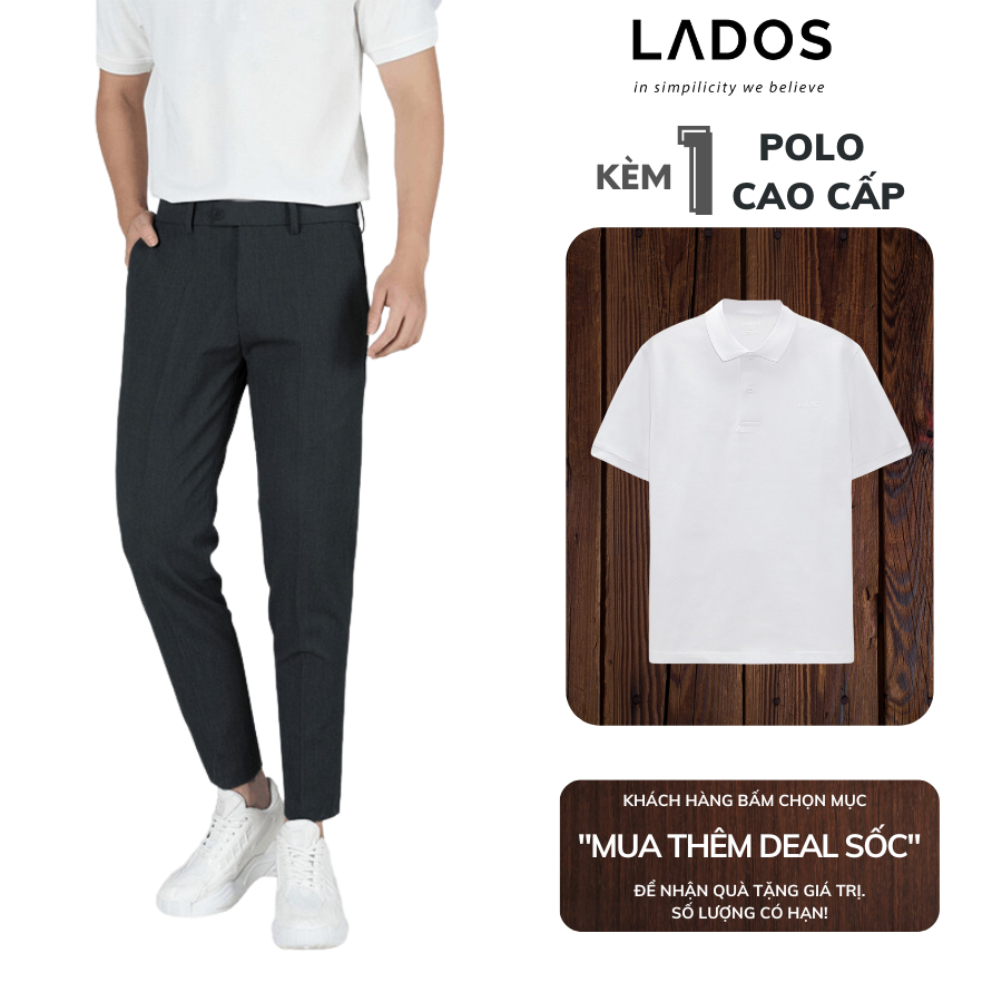 Set quần áo thời trang nam sang trọng, lịch lãm LADOS - 44091