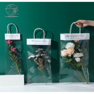 Túi kiếng đựng hoa size trung 25x45