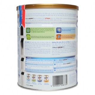 [Date 9/2024] Sữa Abbott Grow số 3 900g (1 - 2 tuổi)