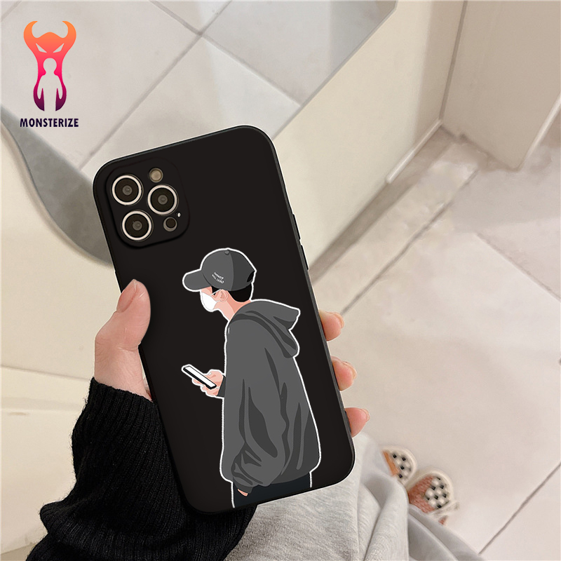 Ốp điện thoại iphone hình boy hàn quốc cho ip 6plus/6s/7/7plus/8/8plus/x/xs/11/12/pro/max/plus/promax - q2103a