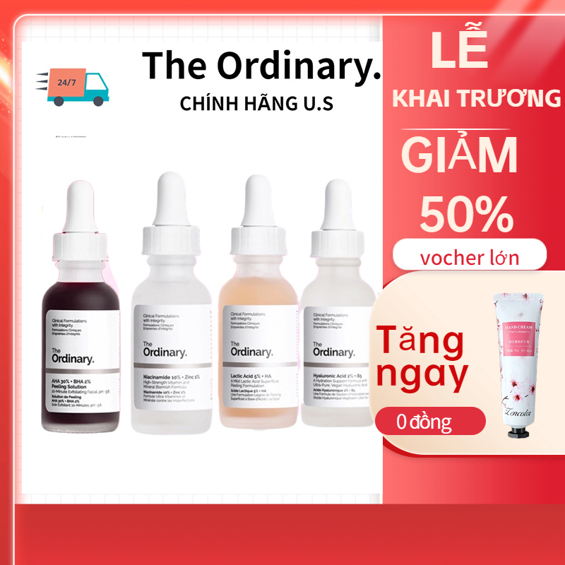 serum giảm mụn🎁🎁🎁 serum ordinary peel da the ordinary niacinamide 10 the ordinary b5 ordinary aha trắng da dưỡng ẩm