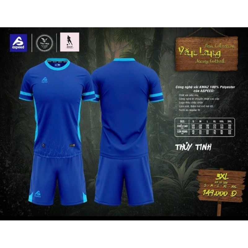 BỘ QUẦN ÁO BÓNG ĐÁ ASPEED - VĂN LANG