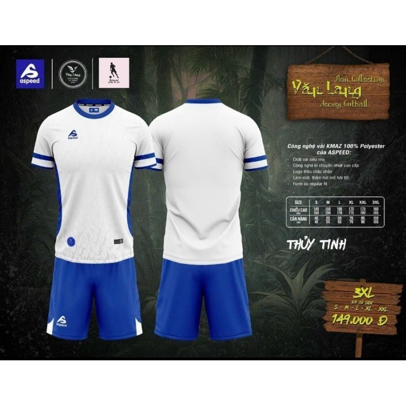 BỘ QUẦN ÁO BÓNG ĐÁ ASPEED - VĂN LANG