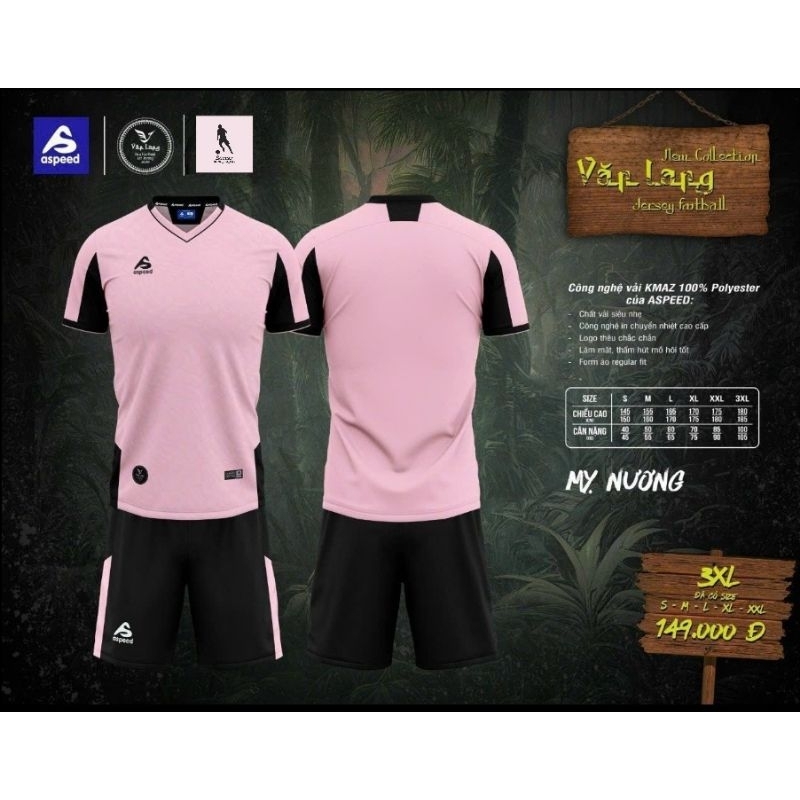 BỘ QUẦN ÁO BÓNG ĐÁ ASPEED - VĂN LANG