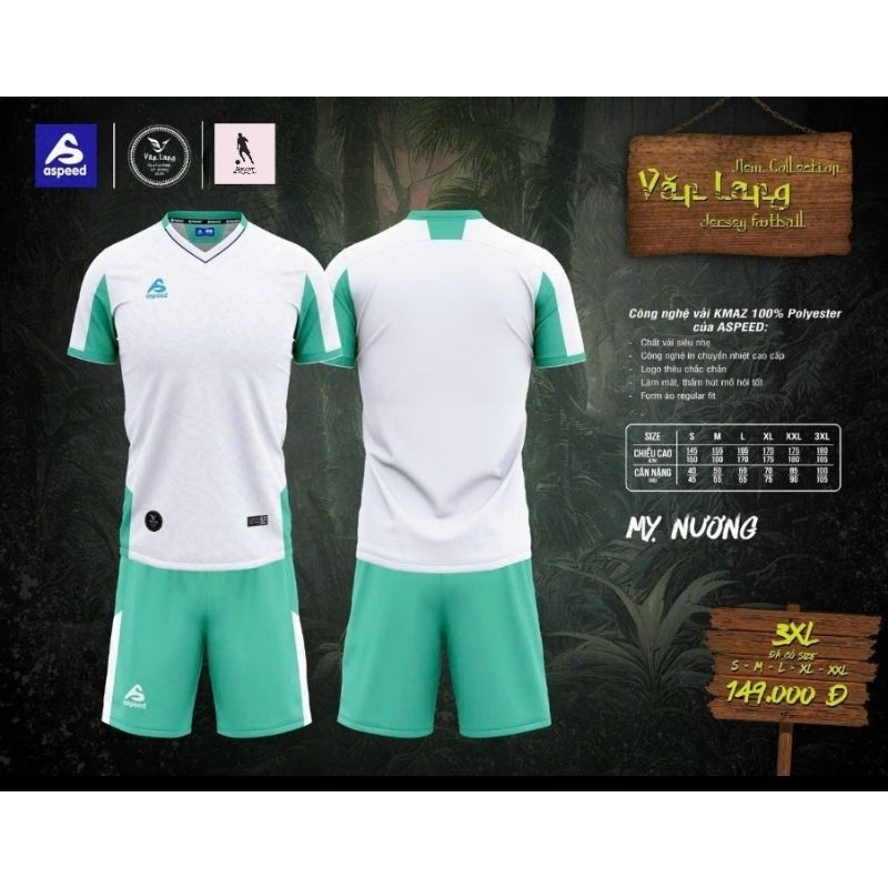 BỘ QUẦN ÁO BÓNG ĐÁ ASPEED - VĂN LANG