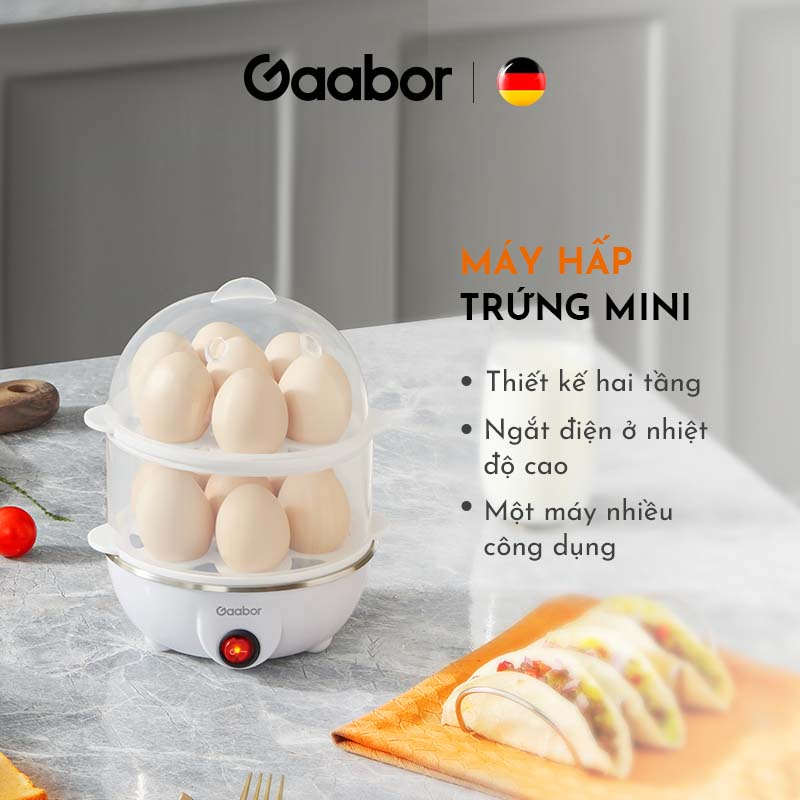 Nồi hấp trứng thiết kế hai tầng GAABOR