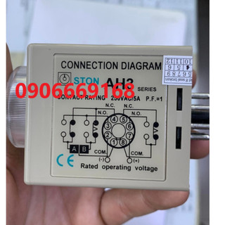 Đồng Hồ Timer Hẹn Giờ AH3-A Hiệu STON( 1 Giây/10 Giây/1 Phút/10 Phút ) (Tặng Đế)