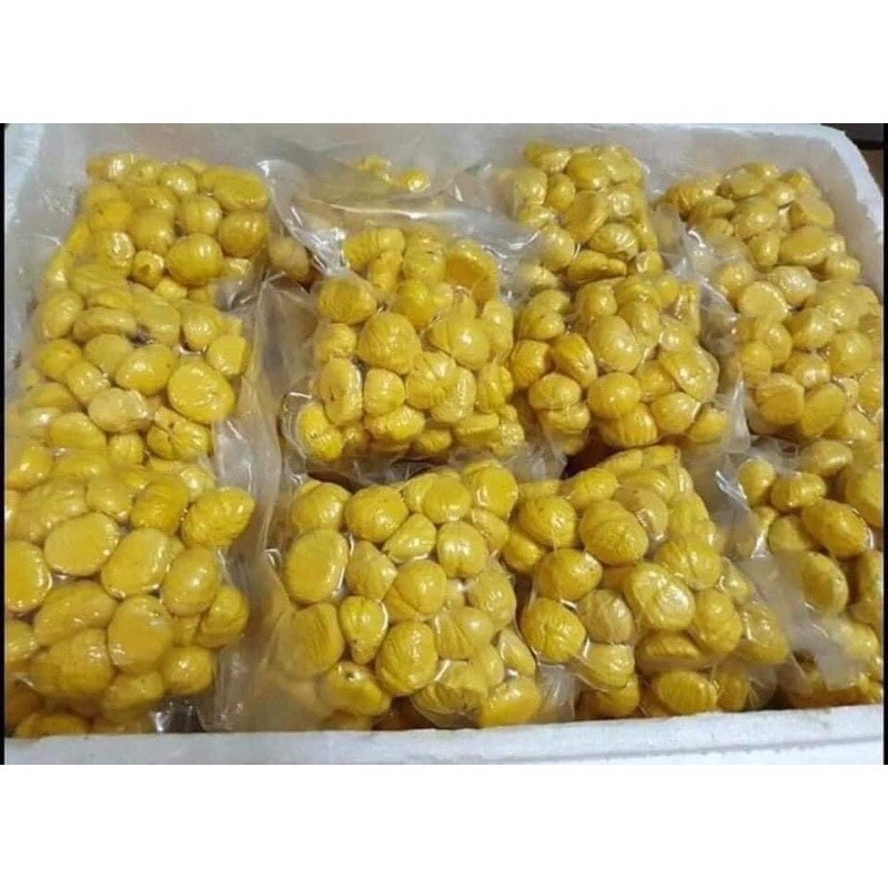 HẠT DẺ BÓC VỎ SẴN HÚT CHÂN KHÔNG TÚI 500g nửa kí - 1 kí - NẤU XÔI CHÈ, NGÀO MẬT ONG, HẦM GÀ, NẤU CHÁO, LÀM SỮA HẠT