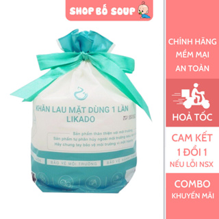 Khăn giấy lau mặt dùng 1 lần chính hãng Likado