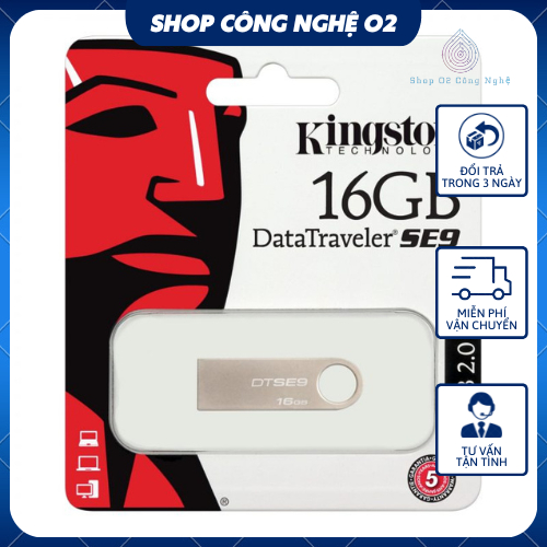 Usb Kingston DATATRAVELER SE9 3.0, 3.1, 2.0 64gb/ 32gb/ 16gb/ 8gb/ 4gb thiết kế nhỏ gọn, vỏ kim loại, chống nước