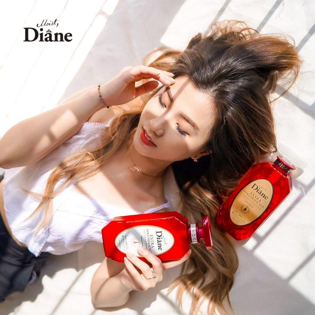 Cặp dầu gội xả hỗ trợ mọc tóc và làm phồng tóc Moist Diane Extra Volume & Scalp Nhật Bản dành cho tóc mỏng, rụng 450ml