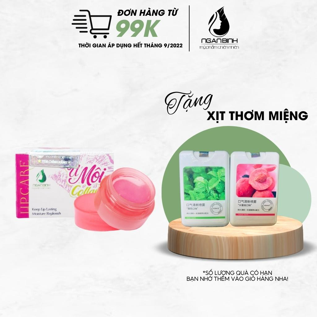 Ủ môi collagen Ngân Bình 50gr dưỡng hồng hết thâm môi, làm mềm môi hiệu quả