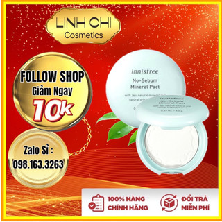 Phấn Nén Kiềm Dầu Innisfree No Sebum Mineral Pact