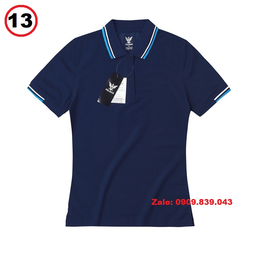 Áo Polo Nữ Poligan Nhập Khẩu Thái Lan (Navy Blue)