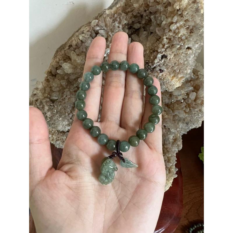 Dây đeo tay cẩ.m thạch may mắn, bình an và tài lộc -PTGem