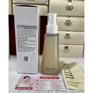 (Chính hãng) Xịt khoáng tinh chất Su:m37 Secret Essence Mist 60ml