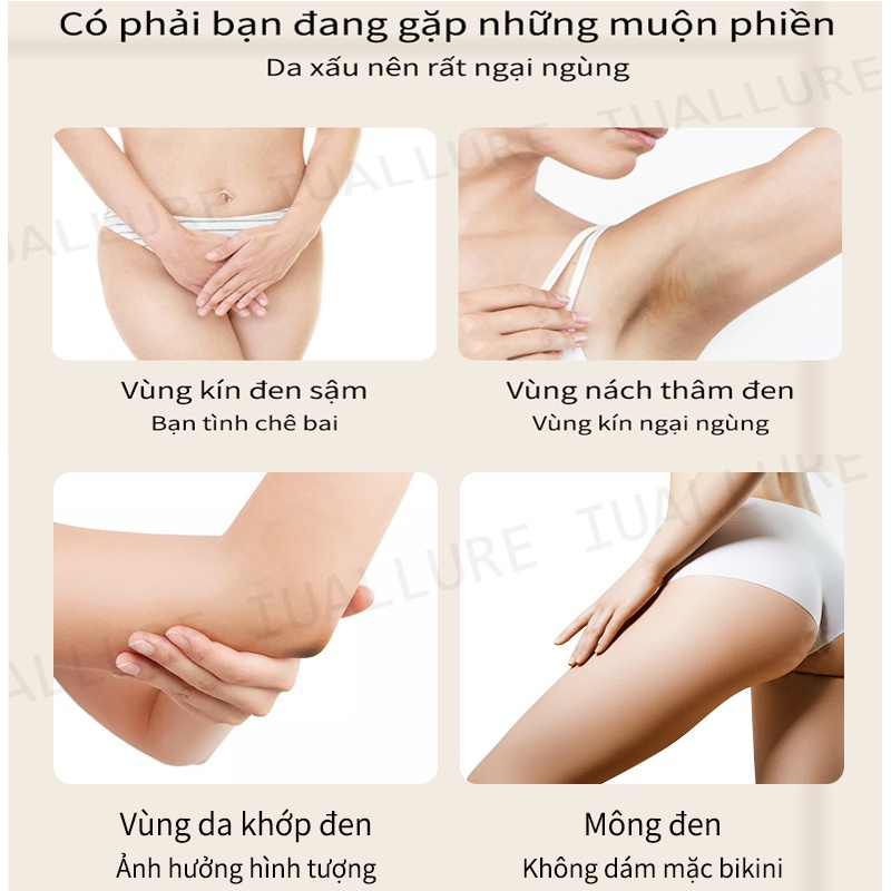 NAKIZ LIVELY BUTT - Kem Trắng Da, Giảm Thâm, Mụn, Mông, Bẹn, Nách, Lưng, Nhũ hoa, Cùi chỏ, Đầu gối freeship 🎁🎁🎁 | BigBuy360 - bigbuy360.vn