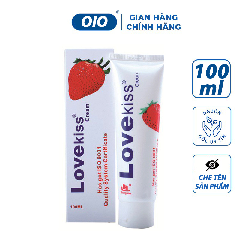 Gel bôi trơn Love Kiss 100ml giúp tăng khoái cảm kéo dài thời gian khi quan hệ