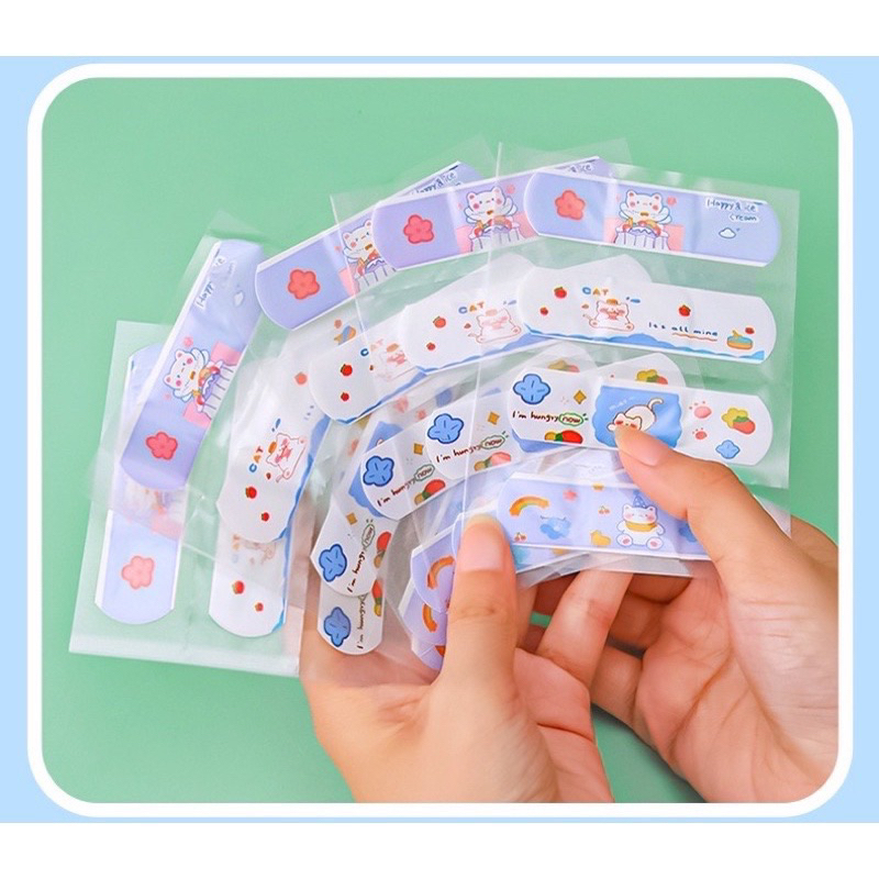 Set Hộp 20 Miếng Băng Keo Cá Nhân Hoạt Hình Ngộ Nghĩnh