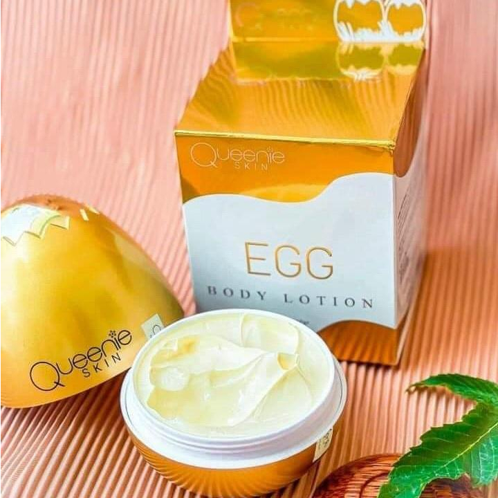 Kem body trứng EGG QUEENIE Dưỡng ẩm, dưỡng trắng da