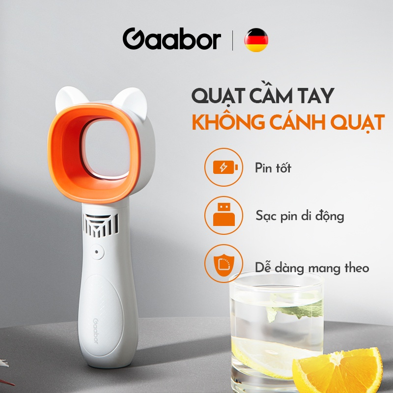 Quạt cầm tay không cánh GAABOR GFH-N80A